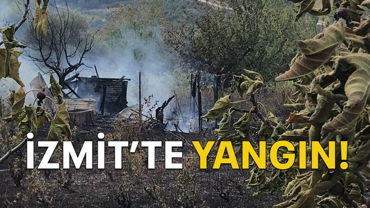 İzmit'te yangın!